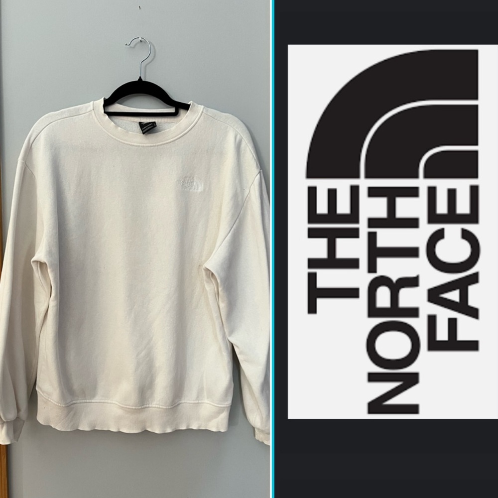 The North Face White Cozy Sweatshirt  women's size small
